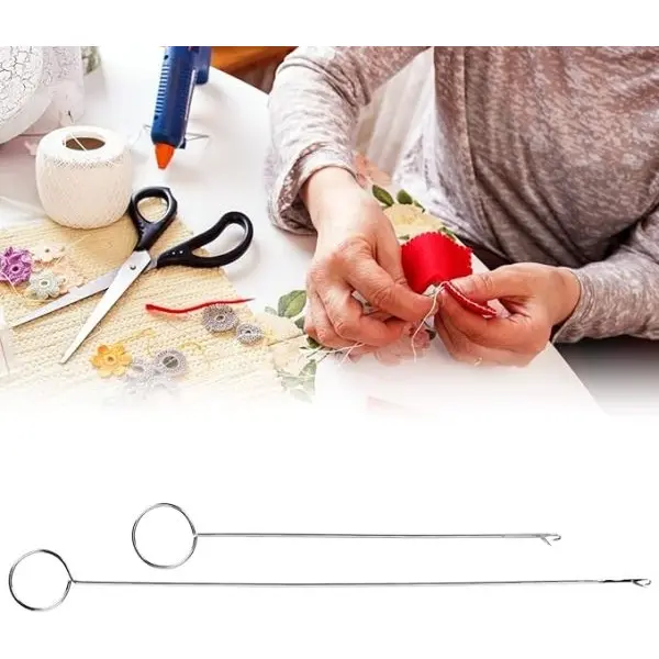 Loop Turner Sewing Loop Turner Long Loop Turner Tool Stainless Steel Home Sewing DIY Knitting Accessories for Home and Sewing Use - Image 5