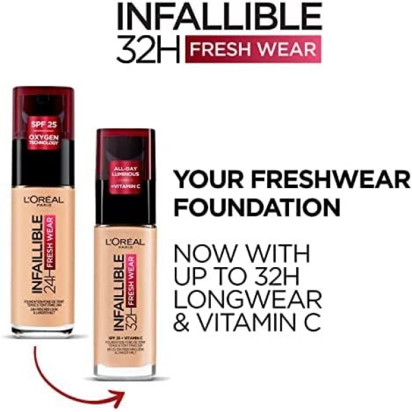 L'Oreal Infallible 32hr Freshwear Foundation - 235 Honey - Image 3
