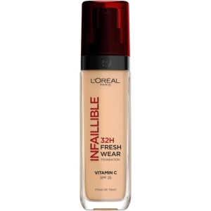 L'Oréal Paris Infaillible 32H Fresh Wear Foundation 220 Natural- Spf 25 + Vitamin C 30ml by Genuine Collection