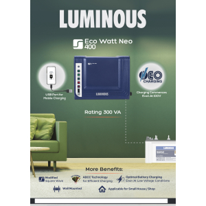 Luminous Ecowattt Neo 400 Inverter 300VA