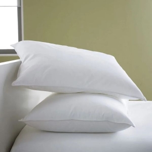Luxurious 100% Cotton Striped 2 Piece Pillow Set Size (16"X26"inch)