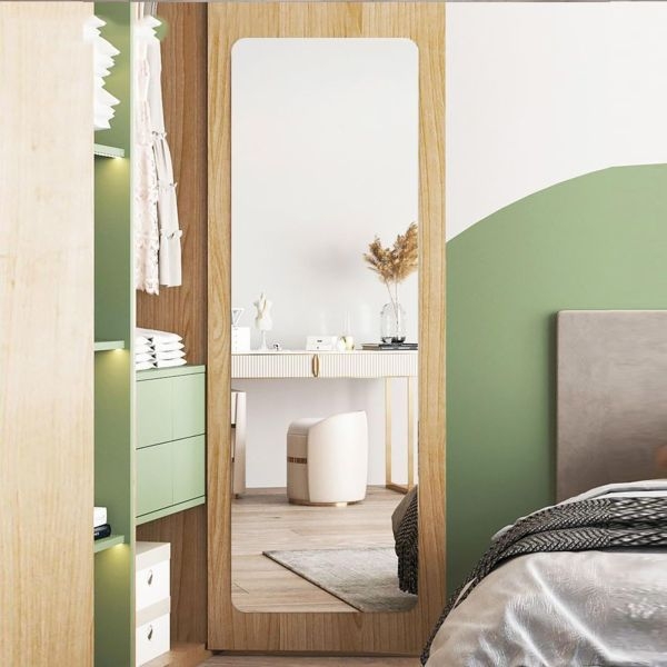 LXP Mirror, High-Definition Wall-Mounted Full-Length Mirror, Self-Adhesive Acrylic Mirror Wall Sticker 120 * 40cm (Small : 120 * 40cm) - Image 3