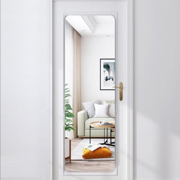 LXP Mirror, High-Definition Wall-Mounted Full-Length Mirror, Self-Adhesive Acrylic Mirror Wall Sticker 120 * 40cm (Small : 120 * 40cm) - Image 2