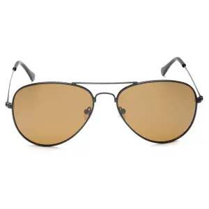 Black Aviator Men Sunglasses M138BR6P