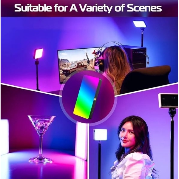 M160 RGB Video Light | Portable LED Light for Photography & Videography - Image 4