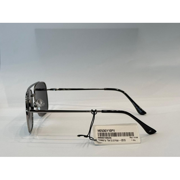 Grey Navigator Rimmed Sunglasses From Fastrack(M253GY10P) - Image 2