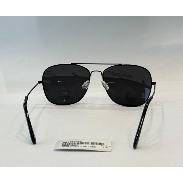 Black Navigator Rimmed Sunglasses From Fastrack(M254BK6P) - Image 3