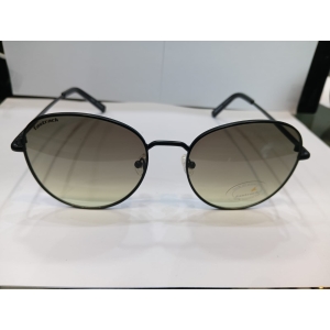 Matt Black Round Unisex Sunglasses M255GR11V