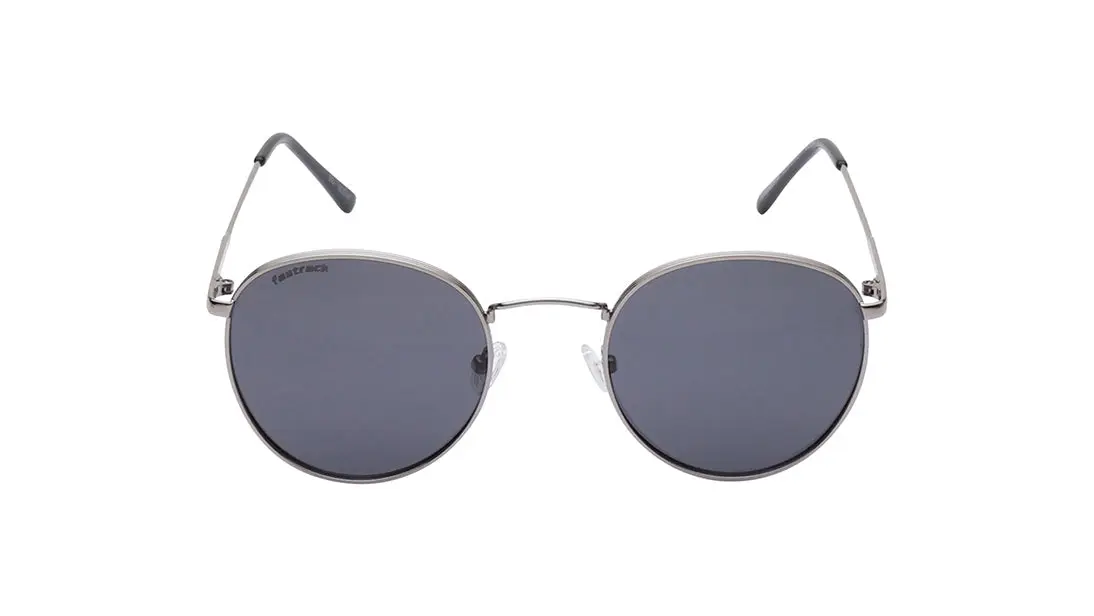 Grey Round Rimmed Sunglasses From Fastrack(M257GY12P)