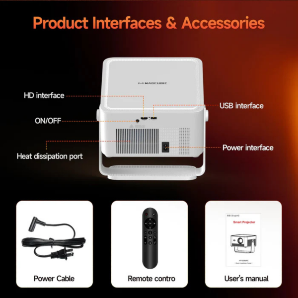 Magcubic HY450MAX Smart Projector Unmatched Features - Image 6