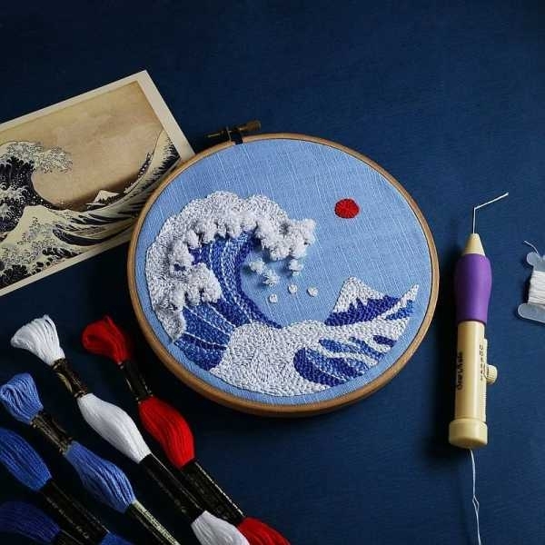 Magic Embroidery Pen/ Punch Needle/Embroidery Stitching Punch Needle Pen - Image 4