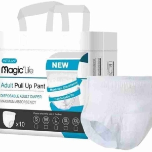 Magic Life Adult Pull up Pant Disposable Diaper 10 Pcs
