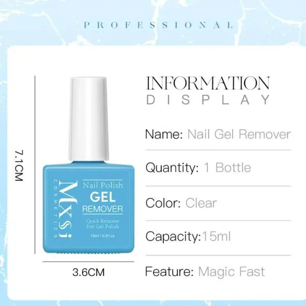 Magic Nail Polish Remover Manicure Pedicure Nail Salon Equipment Beauty Tool 15ml - Image 3