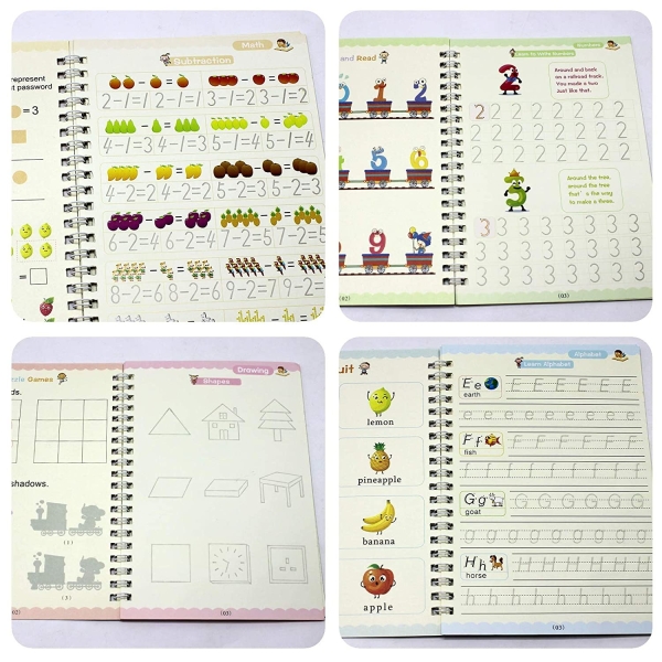 Magic Practice Calligraphy Copybook for Kids (Set of 4) - Image 2