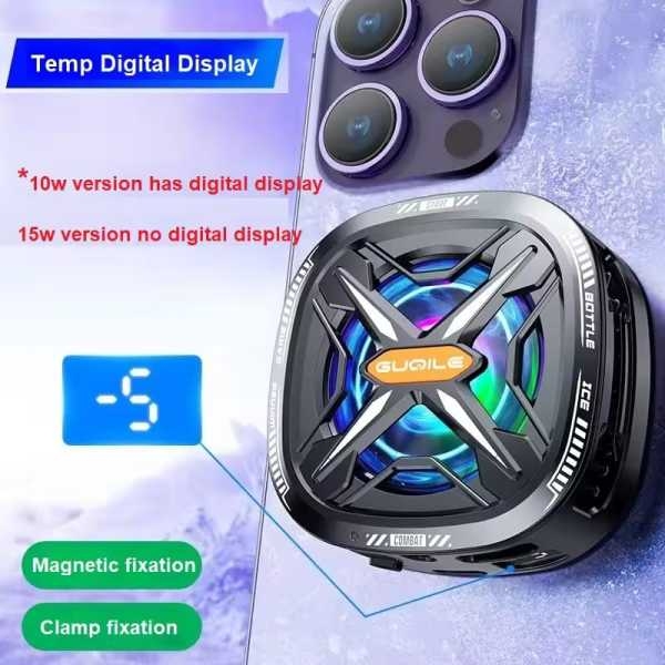 Magnetic Cooler For iPhone Android | Magnetic adsorption | RGB lighting
|
Fast cooling - Image 5