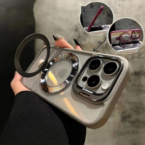 Magnetic Shockproof Case for iPhone with Dual Holder - Image 4