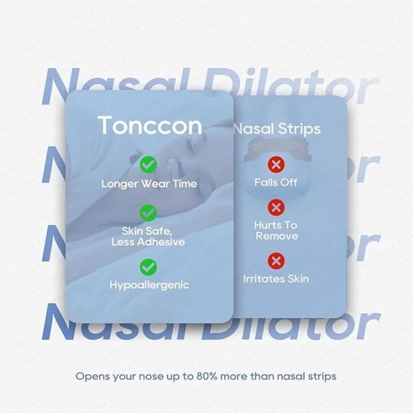 Magnetic Universal Nasal Strips Breathing Nasal Strip Anti Snoring Nose Clip Skin Safe Sleep Nasal Strips Nasal Dilators For Breathing Snore Stopper Snoring Stopper For Men Breathing Nasal Strip Starter Kit - Image 2