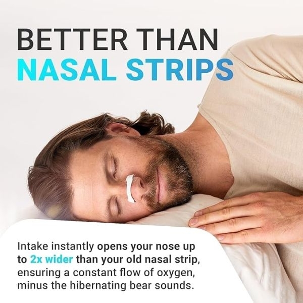 Magnetic Universal Nasal Strips Breathing Nasal Strip Anti Snoring Nose Clip Skin Safe Sleep Nasal Strips Nasal Dilators For Breathing Snore Stopper Snoring Stopper For Men Breathing Nasal Strip Starter Kit - Image 5