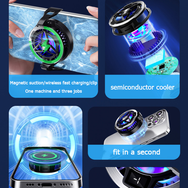 Magsafe Mobile Cooler With Digital Temperature Display and Wireless Charging - Image 3