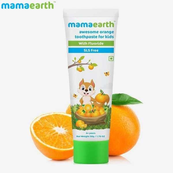 Mamaearth Awesome Orange Toothpaste,50Gm - Image 4