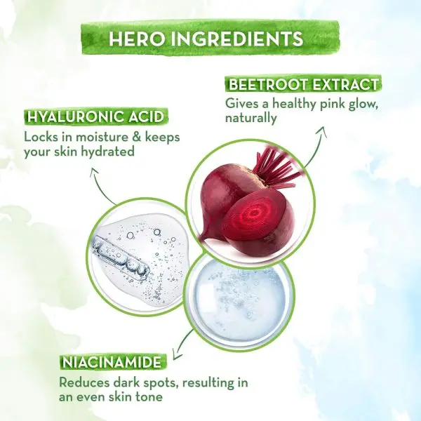 Mamaearth Beetroot Daily Glow Face Cream With Beetroot & Hyaluronic Acid - 80g - Image 4