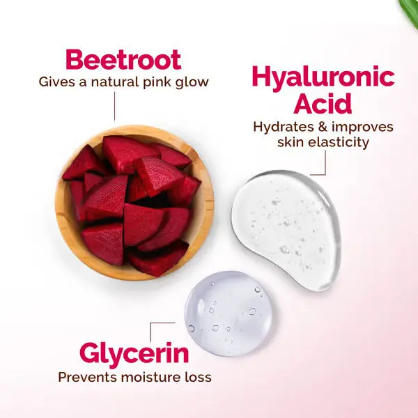 Mamaearth Beetroot Hydraful Light Moisturizing Cream with Beetroot & Hyaluronic Acid for Hydrated Pink Glow - 200 g - Image 4