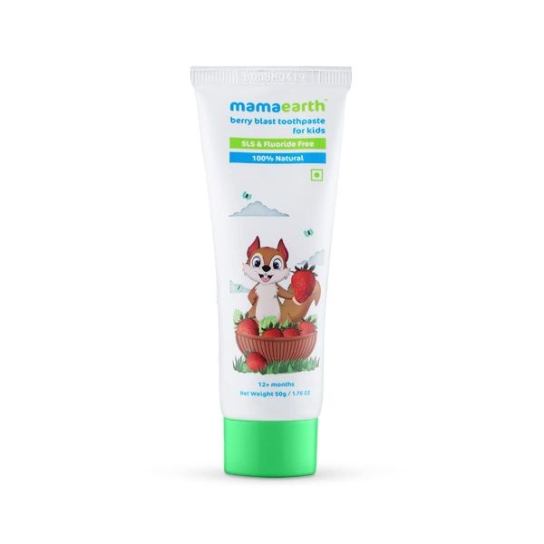 Mamaearth Berry Blast Toothpaste For Kids - 50g - Image 2