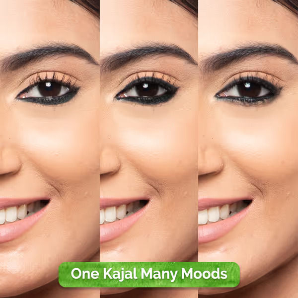 Mamaearth Charcoal Black Long Stay Kajal with Vitamin C & Chamomile for 11-Hour Smudge-free Stay - Image 3