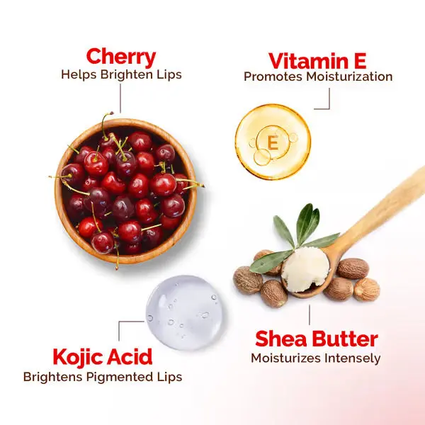 Mamaearth Cherry Moisture Therapy Lip Balm with Cherry & Vitamin E for Dry & Chapped Lips- 15 g - Image 3