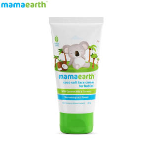 mamaearth Coco Soft Face Cream With Coconut Milk & Turmeric For Babies