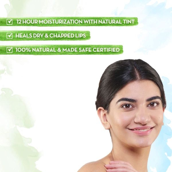 mamaearth Cherry Tinted 100% Natural Lip Balm With Cherry & Coconut Oil - 2 g - Image 4