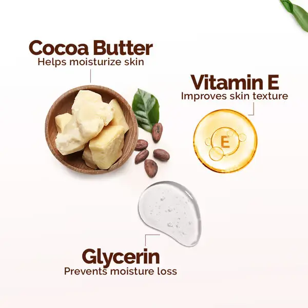 Mamaearth Cocoa Rich Moisturizing Cream with Cocoa Butter & Vitamin E for Deep Nourishment - 200 g - Image 4