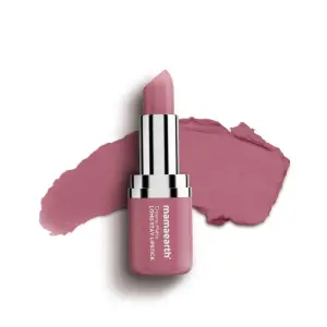 mamaearth Creamy Matte Long Stay Lipstick with Murumuru Butter and Vitamin E for 8-Hour Long Stay (Flakeproof & Non-Drying | Intense Color Payoff) - 4.2g (Mauve Blom)