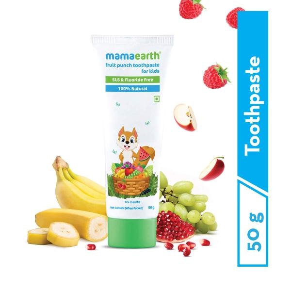 Mamaearth Fruit Punch Toothpaste For Kids 50 gm - Image 2