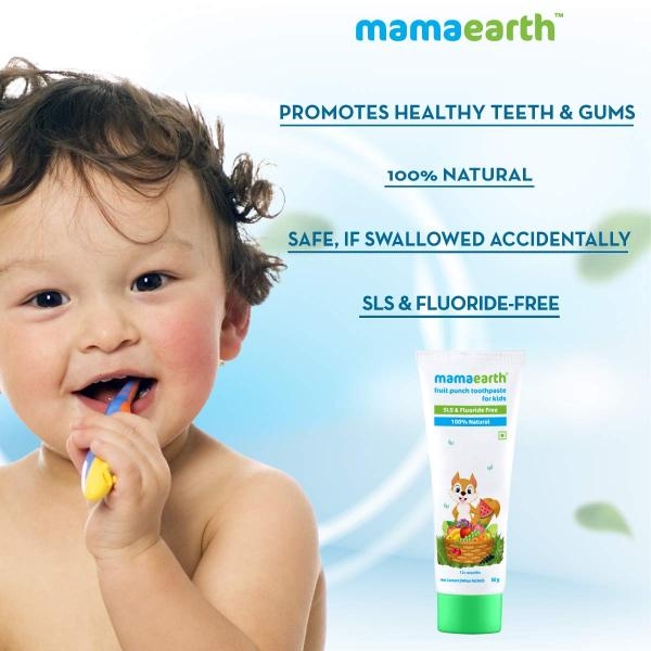 Mamaearth Fruit Punch Toothpaste For Kids 50 gm - Image 3
