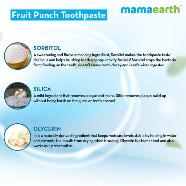 Mamaearth Fruit Punch Toothpaste For Kids 50 gm - Image 4
