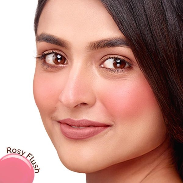 mamaearth Glow Serum Blush with Vitamin C & Rose Extract - 5 ml - Rosy Flush - Image 2