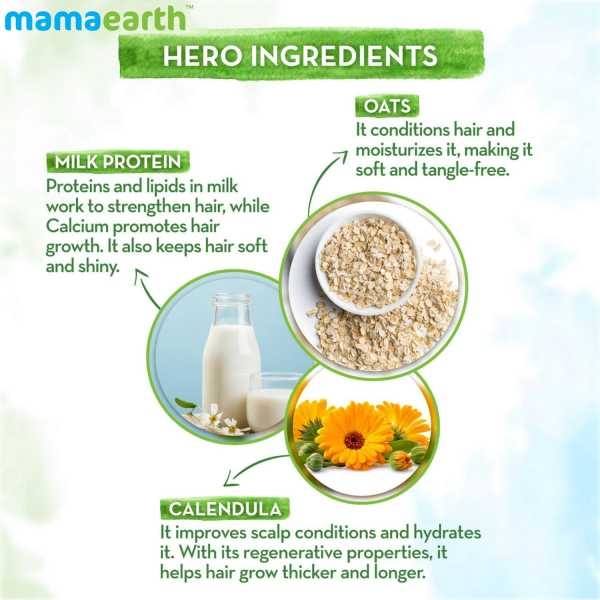 mamaearth Milky Soft Shampoo For Babies - 400ml - Image 2