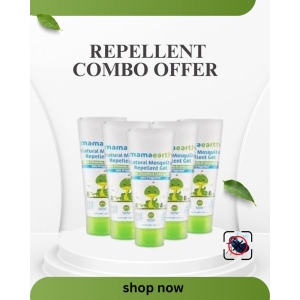 Mamaearth Natural Mosquito Repellent Gel, 50ml ( Pack of 5)