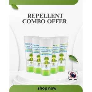 Mamaearth Natural Mosquito Repellent Gel, 50ml ( Pack of 5)