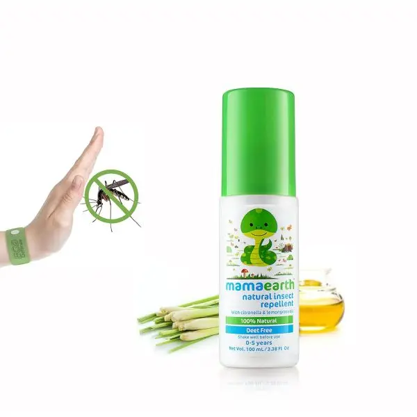 mamaearth Natural Mosquito Repellent Spray, 100ml - Image 2