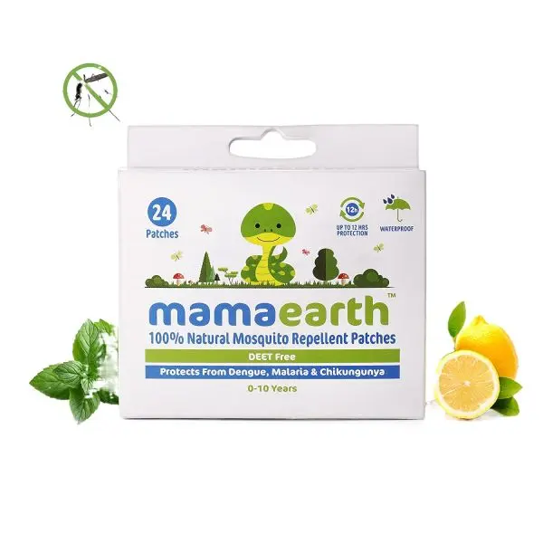 Mamaearth Natural Repellent Mosquito Patches For Babies, 24 Pcs - Image 2