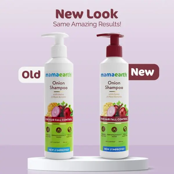 Mamaearth Onion Shampoo for Hair Growth & Hair Fall Control, with Onion Oil & Plant Keratin 250ml - Image 4