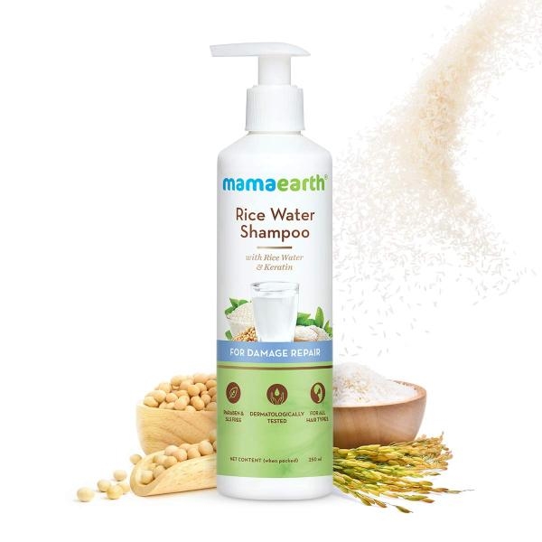 Mamaearth Rice Water Shampoo 250 Ml Hair Care Product - Image 2