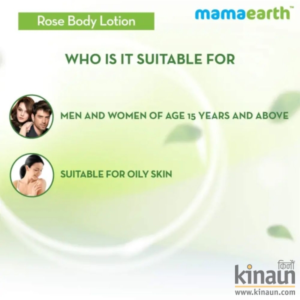 MAMAEARTH Rose Body Lotion With Rose Water And Milk For Deep Hydration (400ml) - Image 4