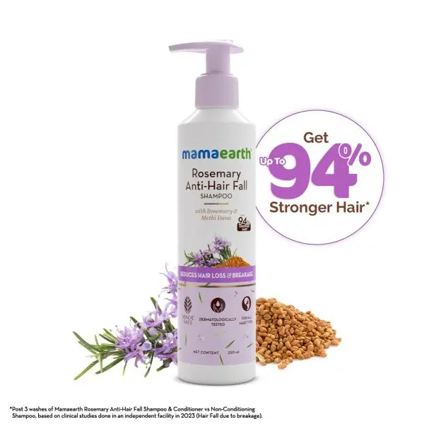 Mamaearth Rosemary Anti-Hair Fall Shampoo 250ml - Image 3
