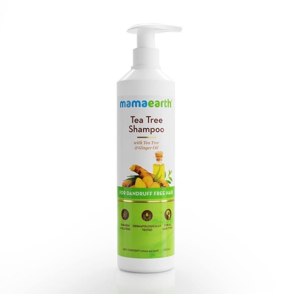 Mamaearth Tea Tree Shampoo 250 Ml Natural Hair Care Product for Allergy-Free Skincare - Image 2
