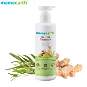 Mamaearth Tea Tree Shampoo 250 Ml Natural Hair Care Product for Allergy-Free Skincare