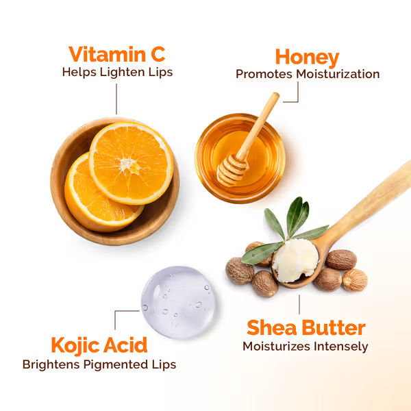 Mamaearth Vitamin C Moisture Therapy Lip Balm SPF 50 with Vitamin C & Honey for Lip Lightening - 15 g - Image 3