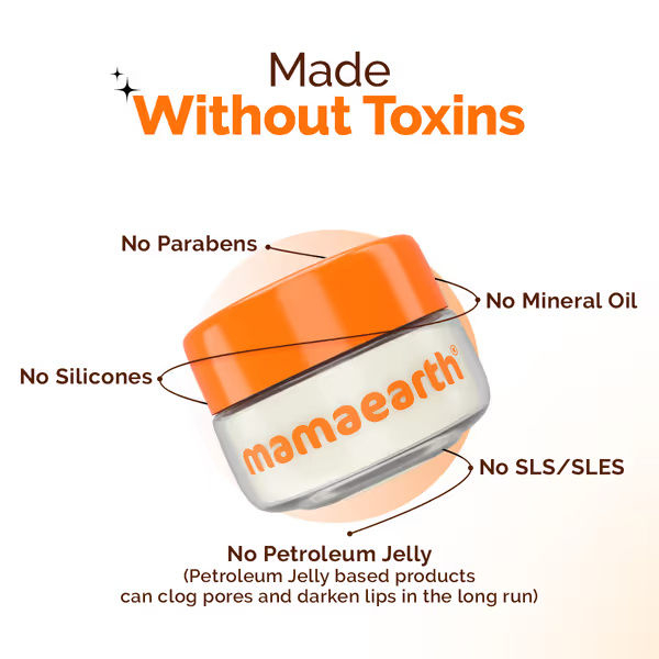 Mamaearth Vitamin C Moisture Therapy Lip Balm SPF 50 with Vitamin C & Honey for Lip Lightening - 15 g - Image 5